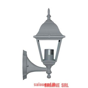 LANTERNA ALLUMINIO BIANCO VIENNA CON BRACCIO 15X20X35H  Illuminazione ESTERNO LAMPIONE