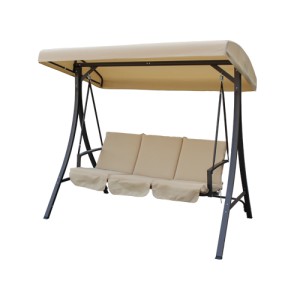 DONDOLO 3 POSTI BOLERO IN ACCIAIO L193xP117xH173 cm