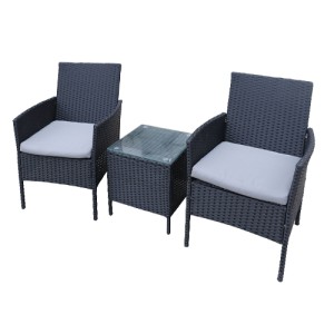 SET SALOTTO RATTAN RADICAL ANTRACITE