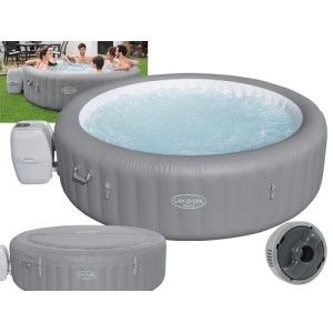 PISCINA IDROMASSAGGIO GONFIABILE TONDA FUORI TERRA SPA LAY-Z GRENADA BESTWAY 236xH71 -60135