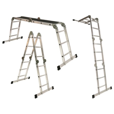 SCALA ALLUMINIO STEP UP COBRA GR.13 REGOLABILE CON DIVERSE POSIZIONI