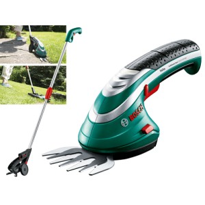 CESOIA BOSCH BATTERIA LITIO 3,6V LI  ISIO 3 + MANICO TELESCOPICO