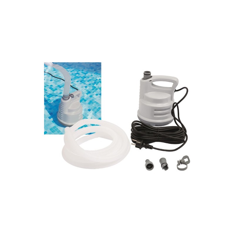 POMPA DI DRENAGGIO 3,028 L7H PER PISCINA BESTWAY -58230 + ADATTATORI POMPA DI DRENAGGIO 3,028 L7H PER PISCINA BESTWAY -58230 + ADATTATORI