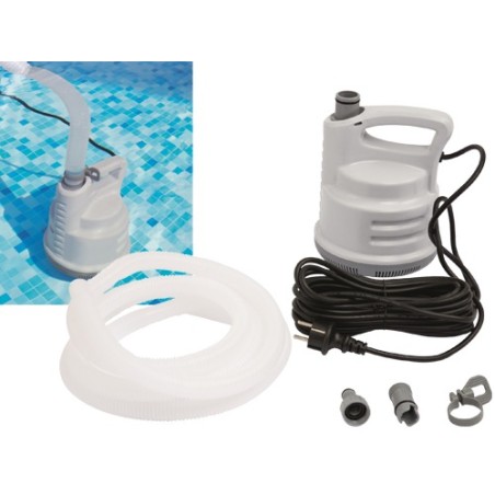 POMPA DI DRENAGGIO 3,028 L7H PER PISCINA BESTWAY -58230 + ADATTATORI